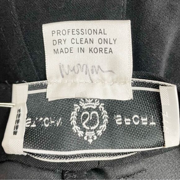 Vintage St. John Sport Pants Black Straight Leg Microfiber Trousers Size 4 - Picture 10 of 11